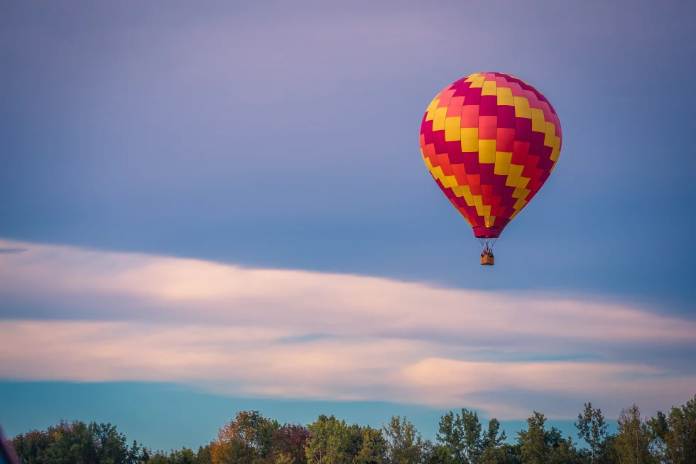 colorful hot air balloon in the sky during daytime