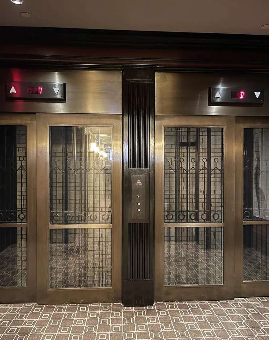 Elevator of hotel