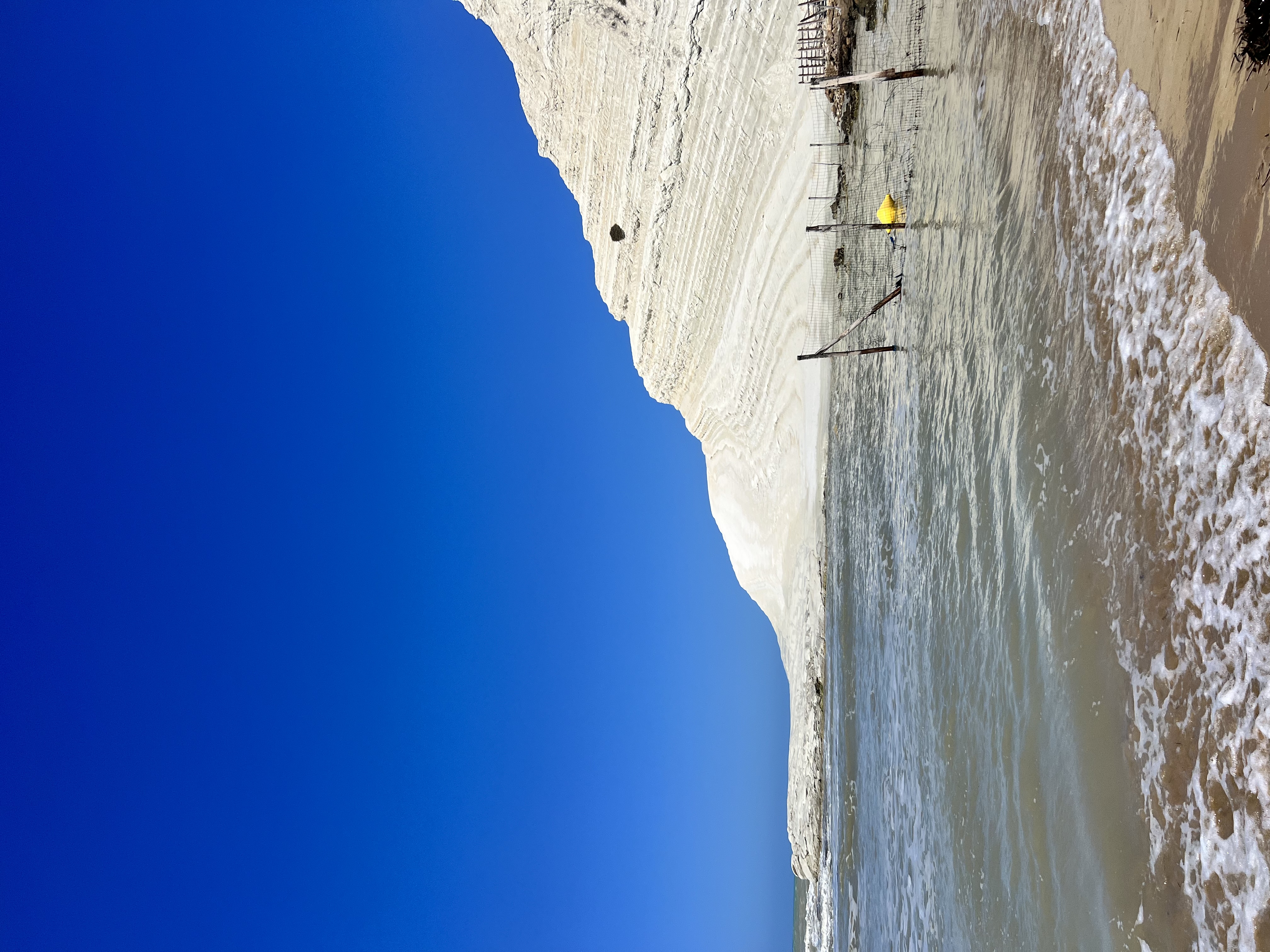 Sea, beach and sky view