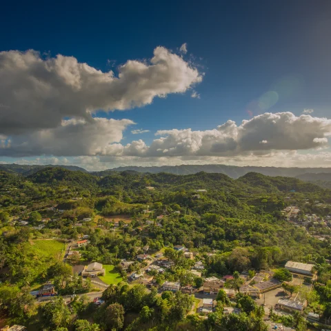 expansive green valley to explore during 3 days in puerto rico