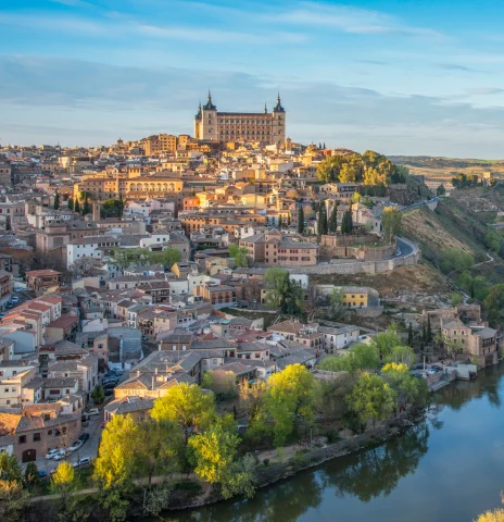 The beautiful city of Toledo, an hour away from Madrid.