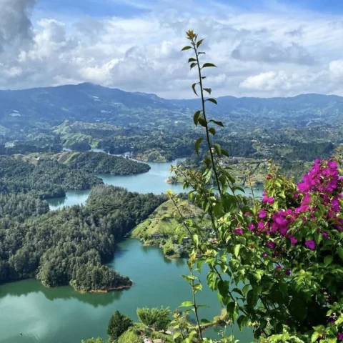 A lake's shot in Colombia