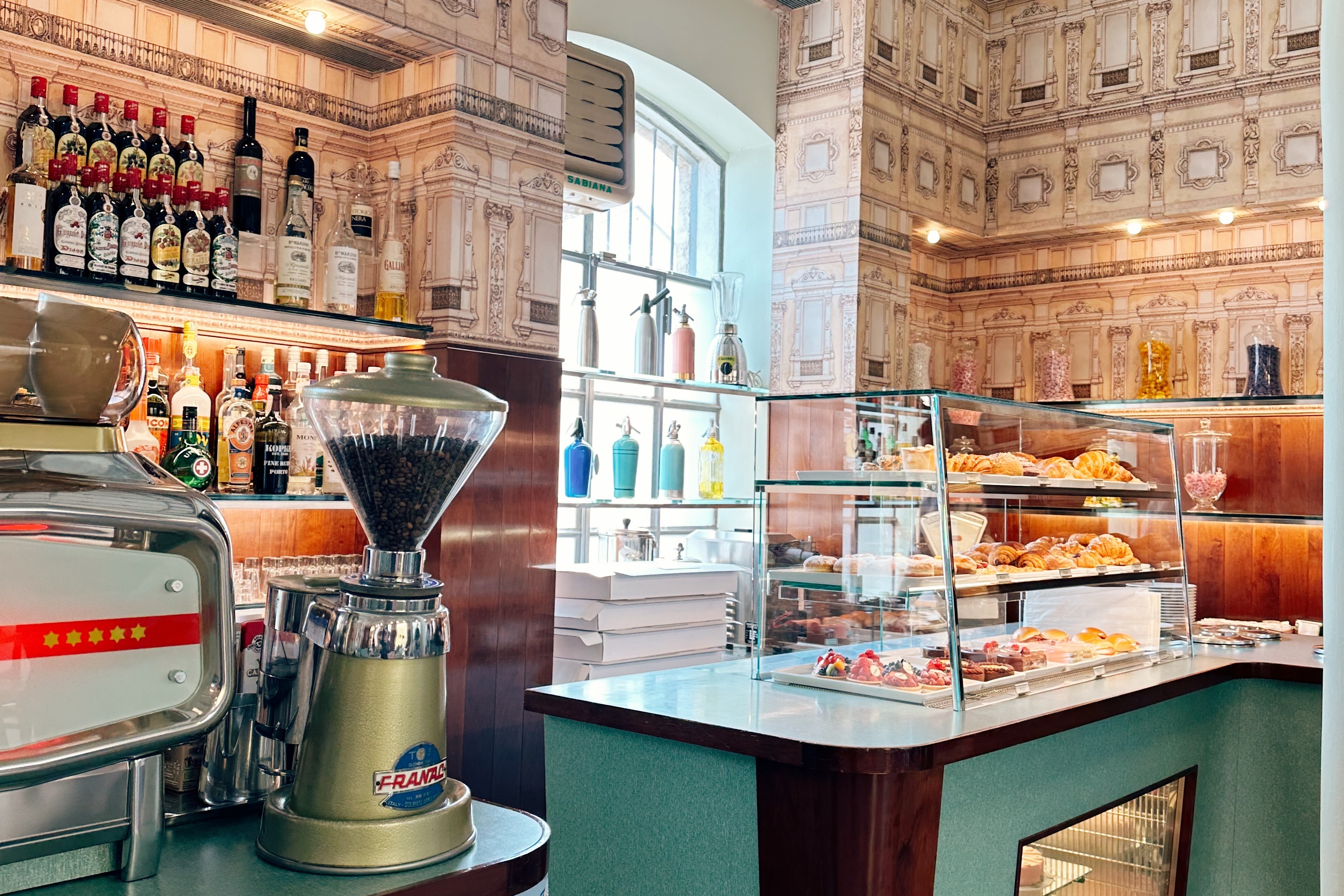 Bar Luca at the Fondazione Prada in Milan