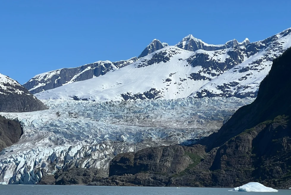 A glacier 
