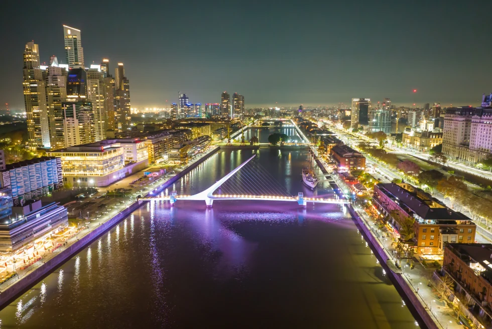 Puerto Madero in Buenos Aires.
