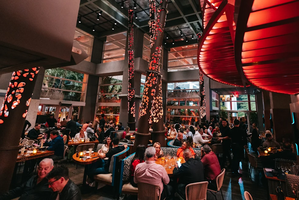 Komodo is a stylish choice for high-end Southeast Asian plates & drinks.