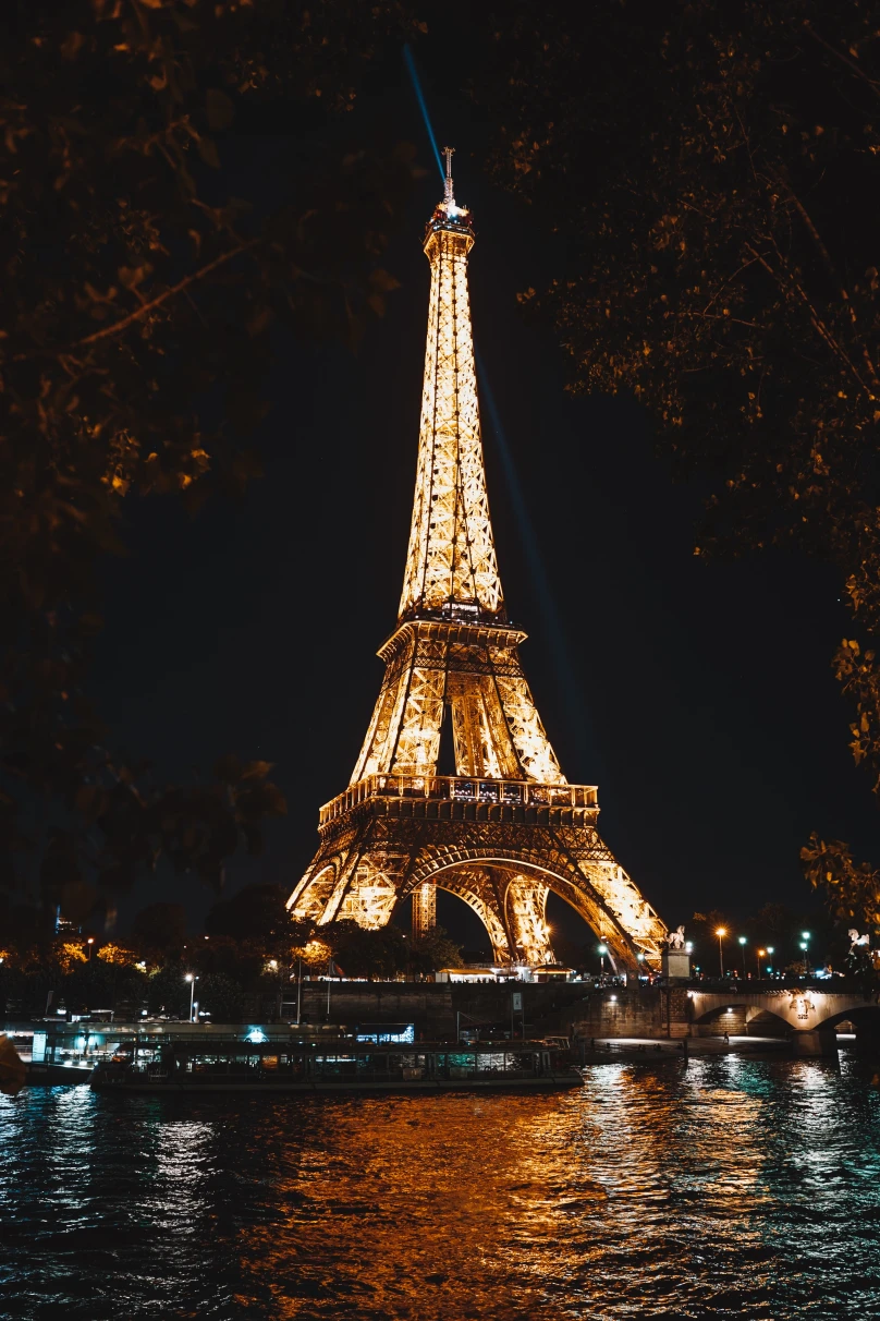 The famous Eiffel Tower of Paris