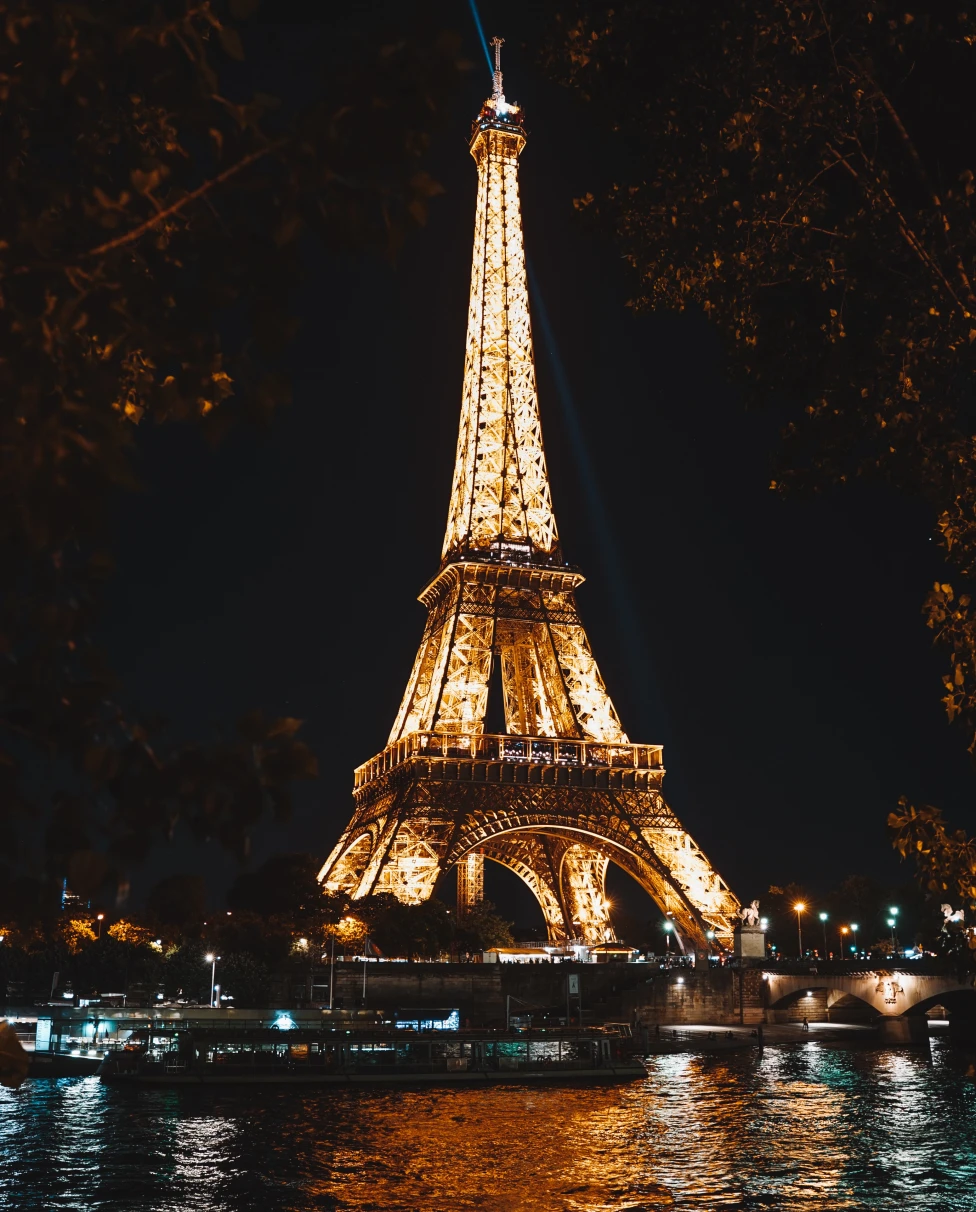The famous Eiffel Tower of Paris