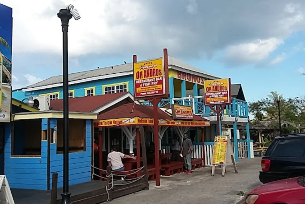 Local buildings in the Bahamas. 