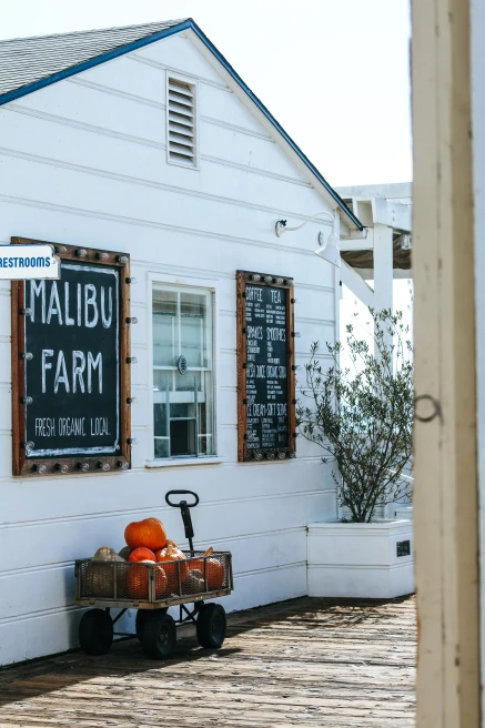 Local farm in Malibu, California. 