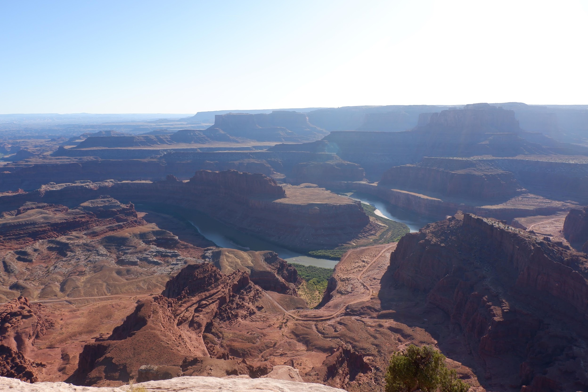 An aerial view of a park in daytime