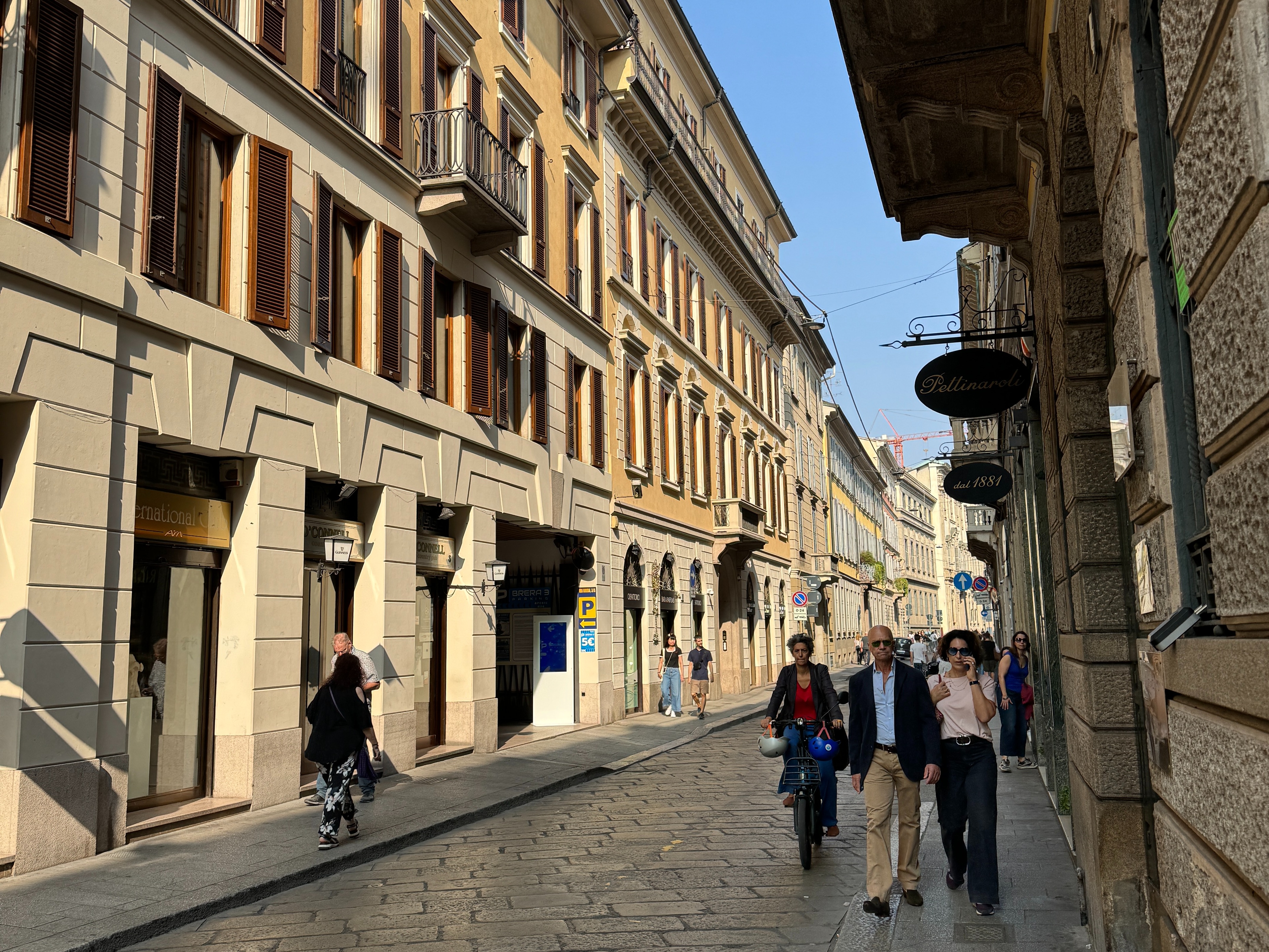 Street of Milan