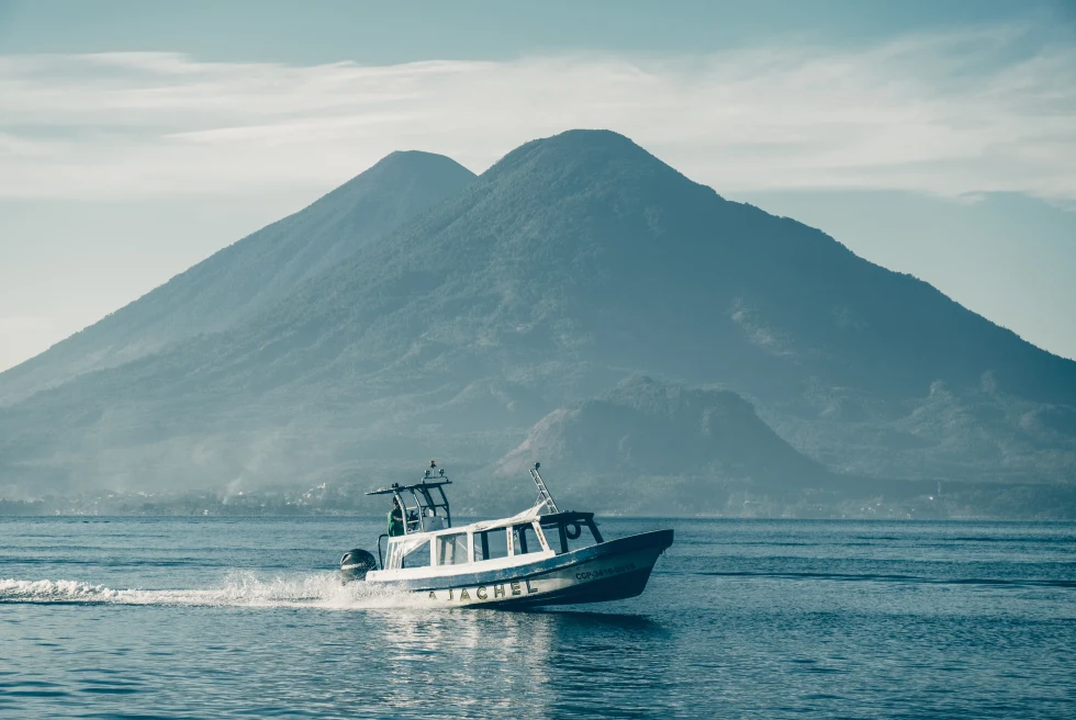 Volcano Atitlán in Antigua, Guatemala