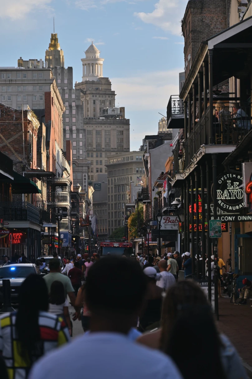 Bourbon street in New Orleans