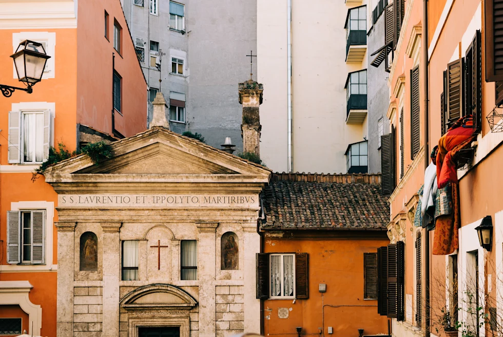 Monti neighborhood in Rome.
