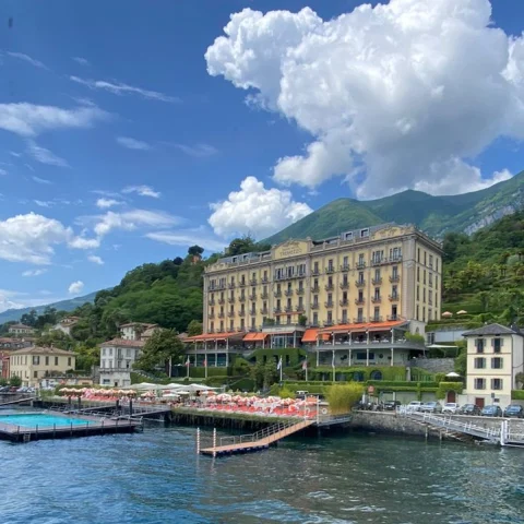 grand hotel on a lake