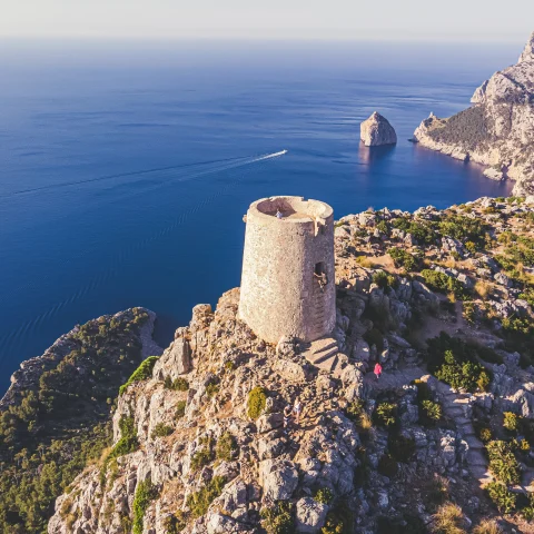 Views from the lighthouse hike in Mallorca, Spain. 