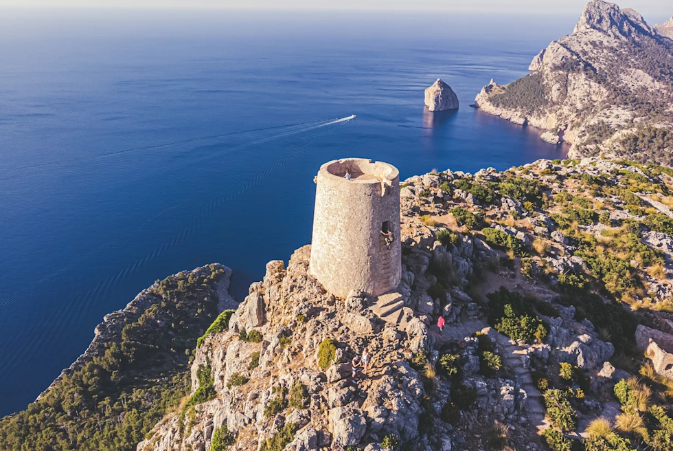 Views from the lighthouse hike in Mallorca, Spain. 