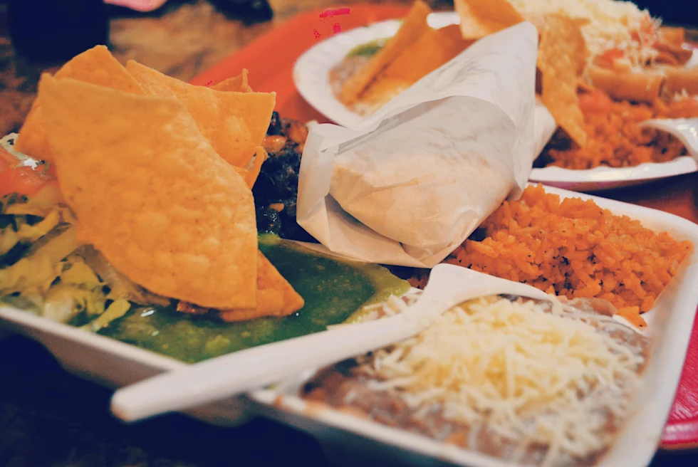 Tortilla chips and food in Phoenix.