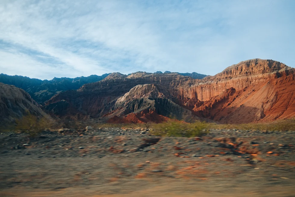 Red rock mountain during daytime