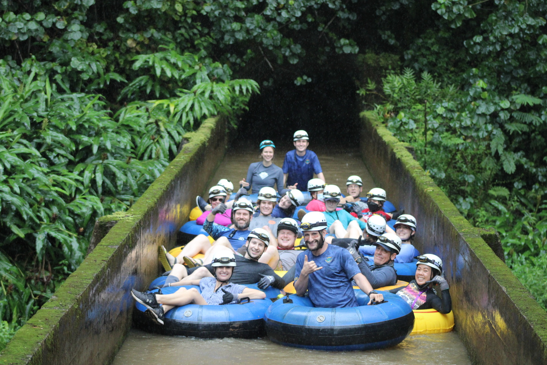 Kauai Backcountry Adventures' Mountain Tubing Adventure makes you enjoy the wonder and magic of each tunnel!