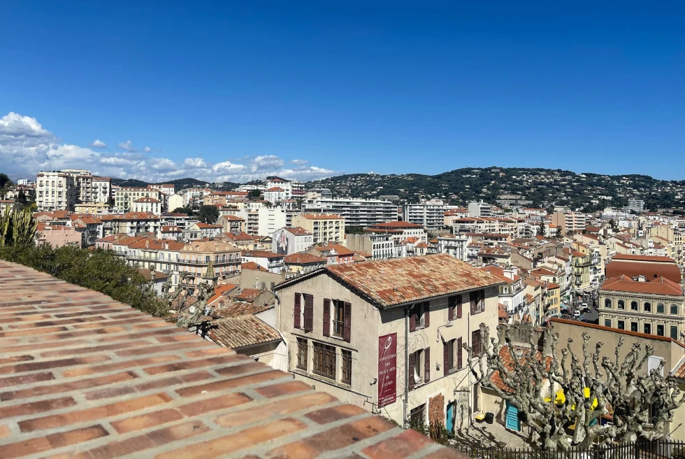 A view of Le Suquet, a historic old town of Cannes.