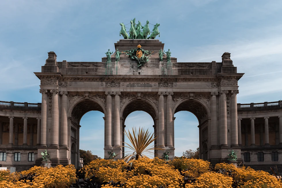 A gray concrete building at daytime