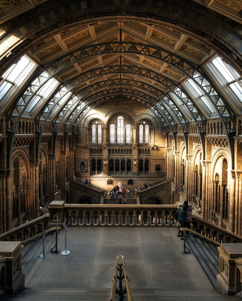 Inside a train station in London, United Kingdom.