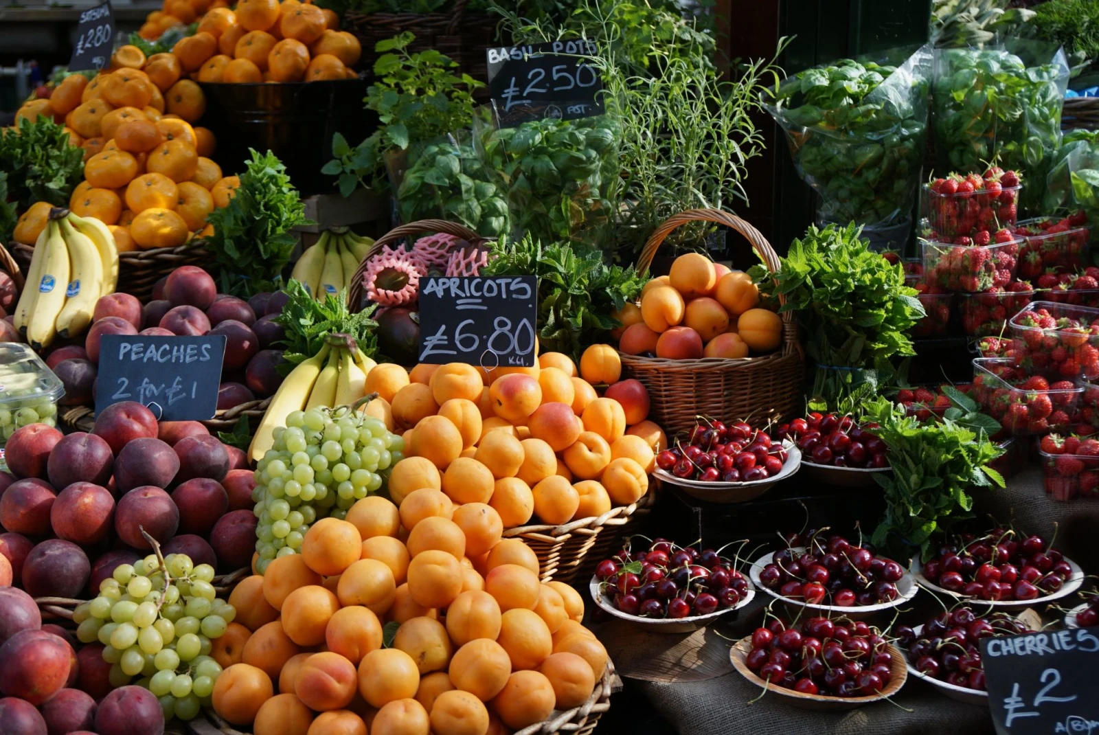 fruits at market