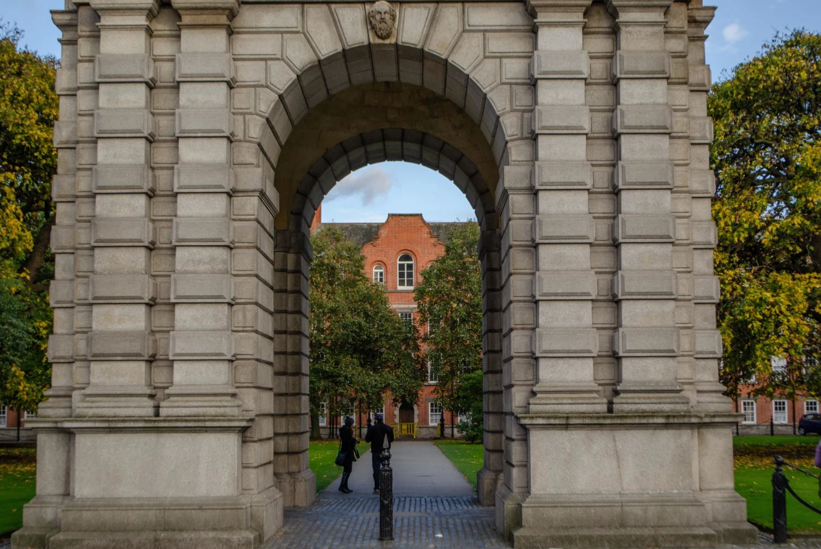 View of an Arch at Trinity College, Dublin

