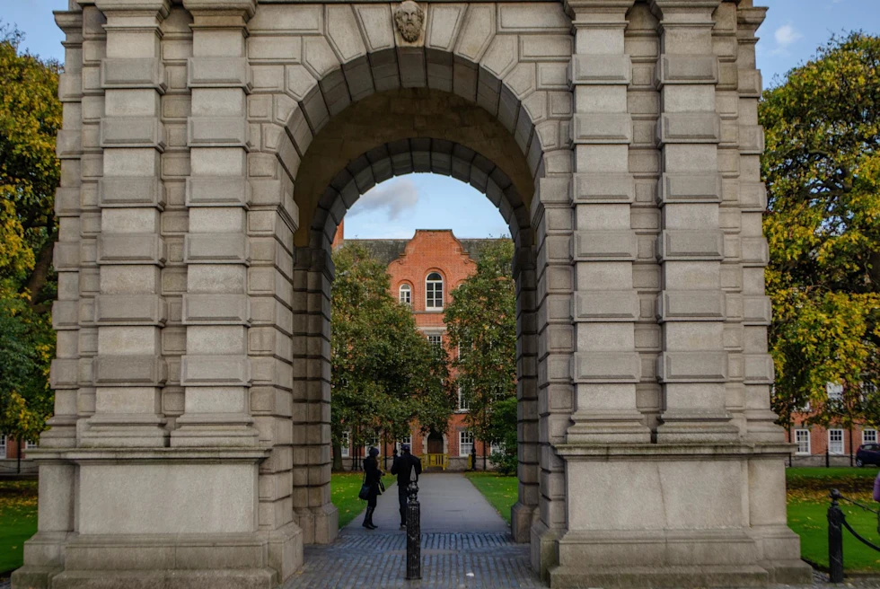View of an Arch at Trinity College, Dublin