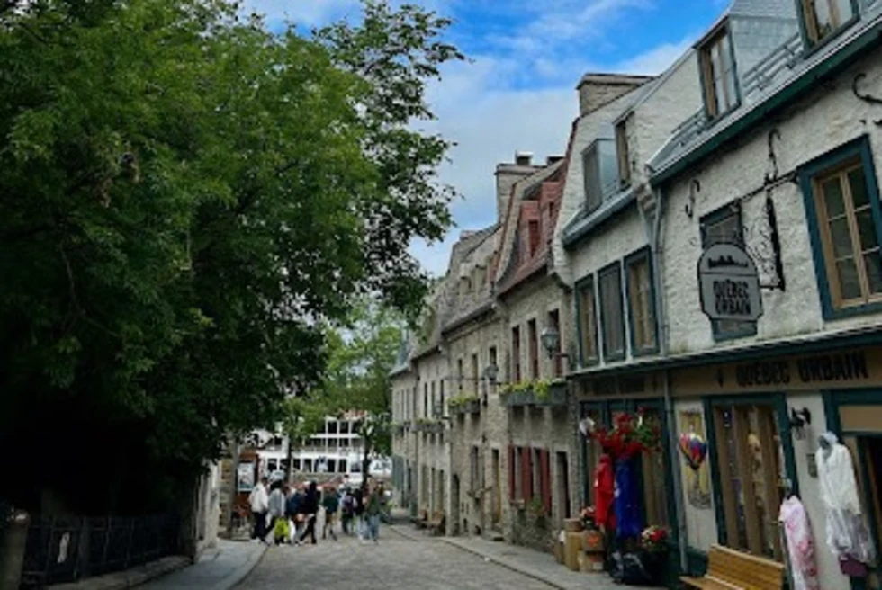 A street in Quebec.