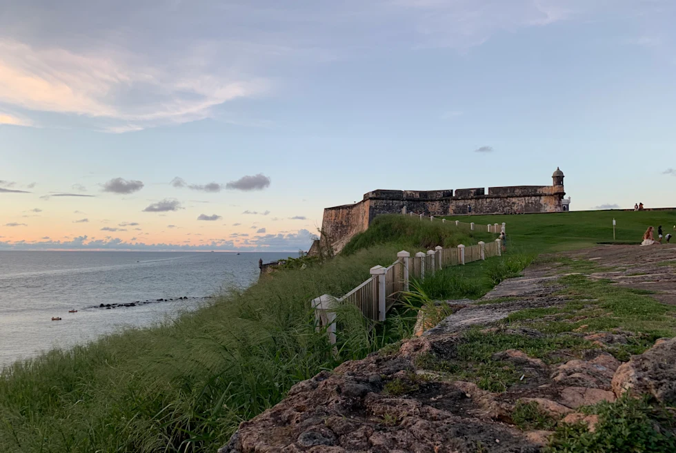 building overlooking the ocean during daytime
