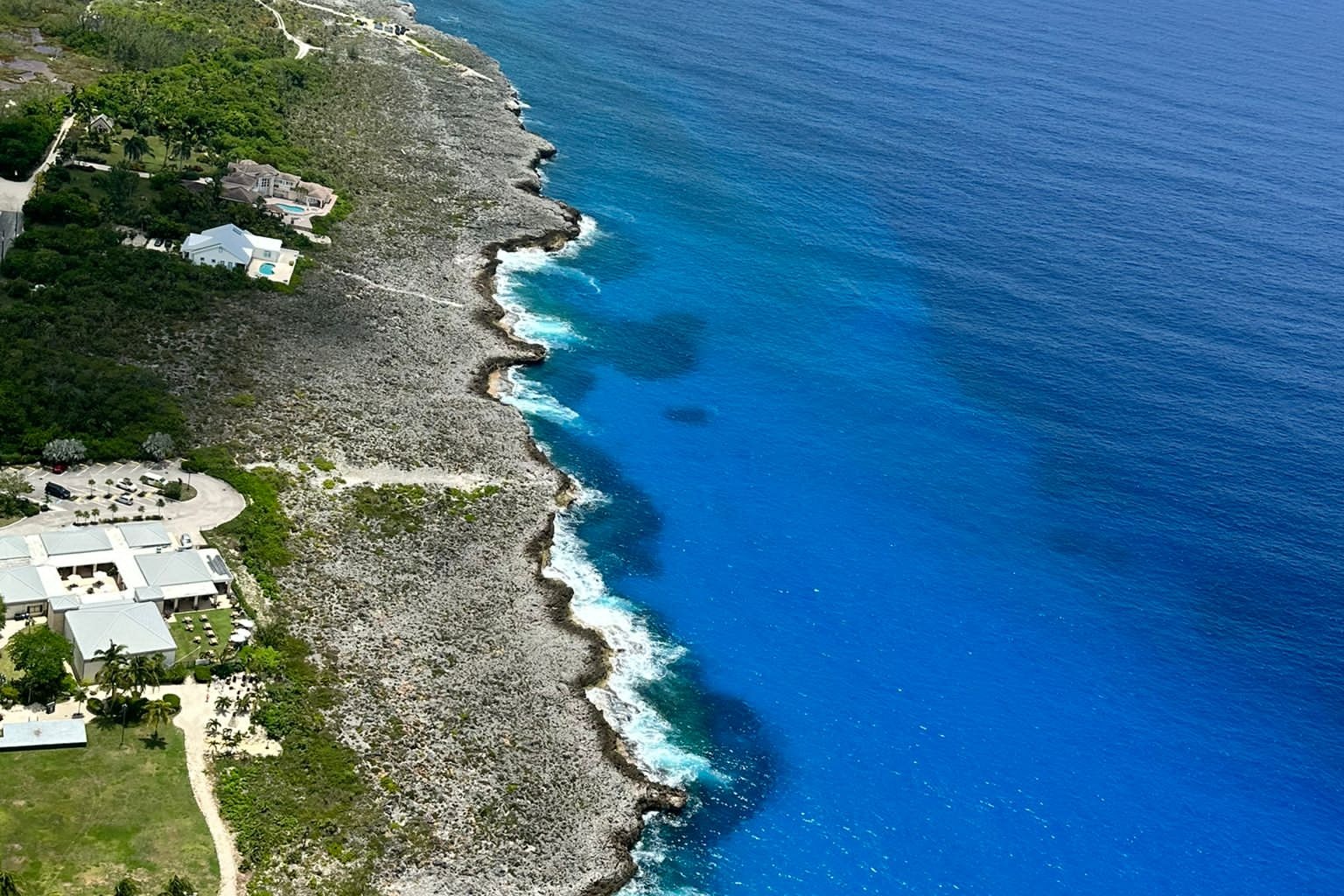 the shore of a white sand beach with a palm tree and clear blue waters