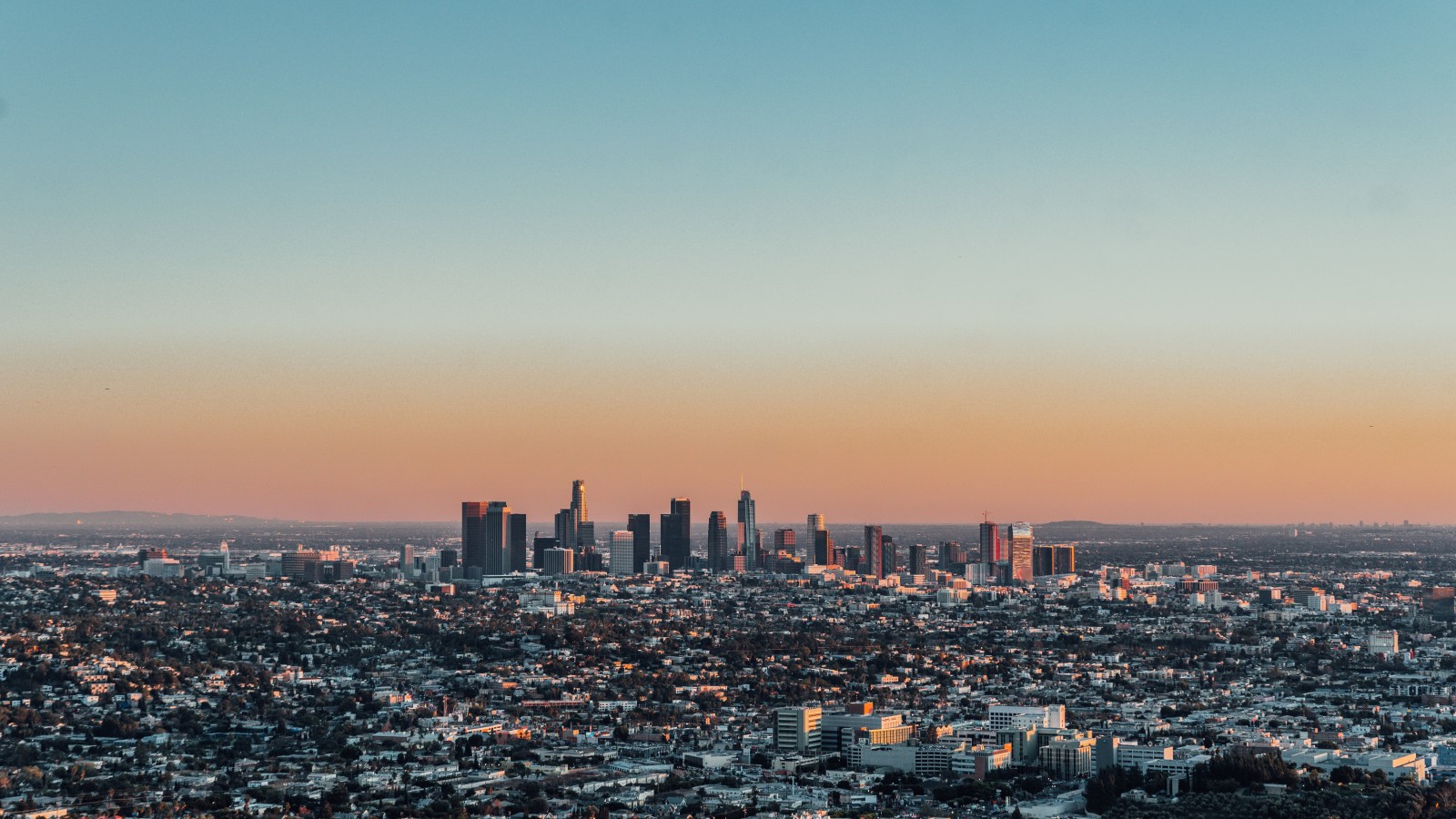 City view of Los Angeles, California