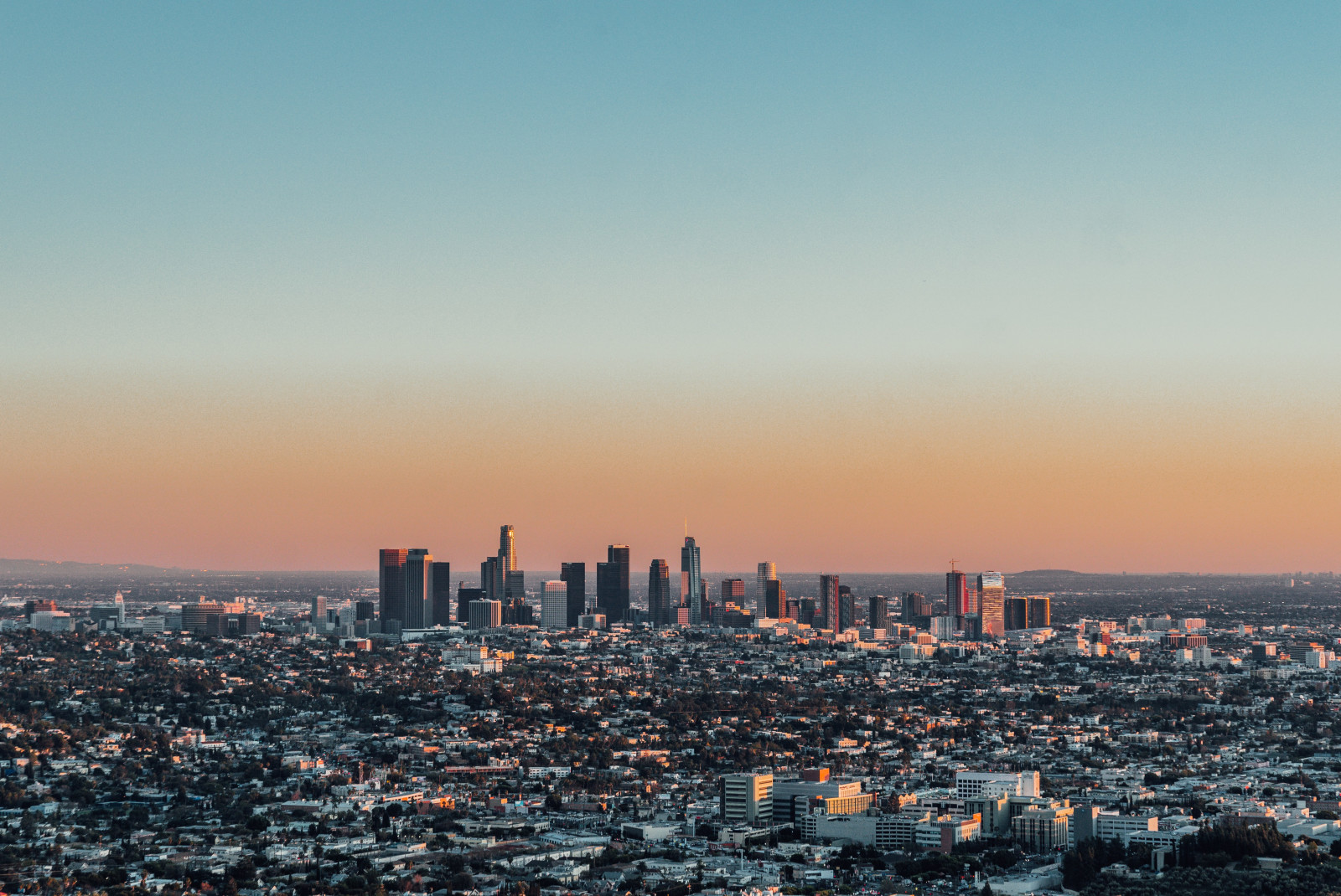 City view of Los Angeles, California