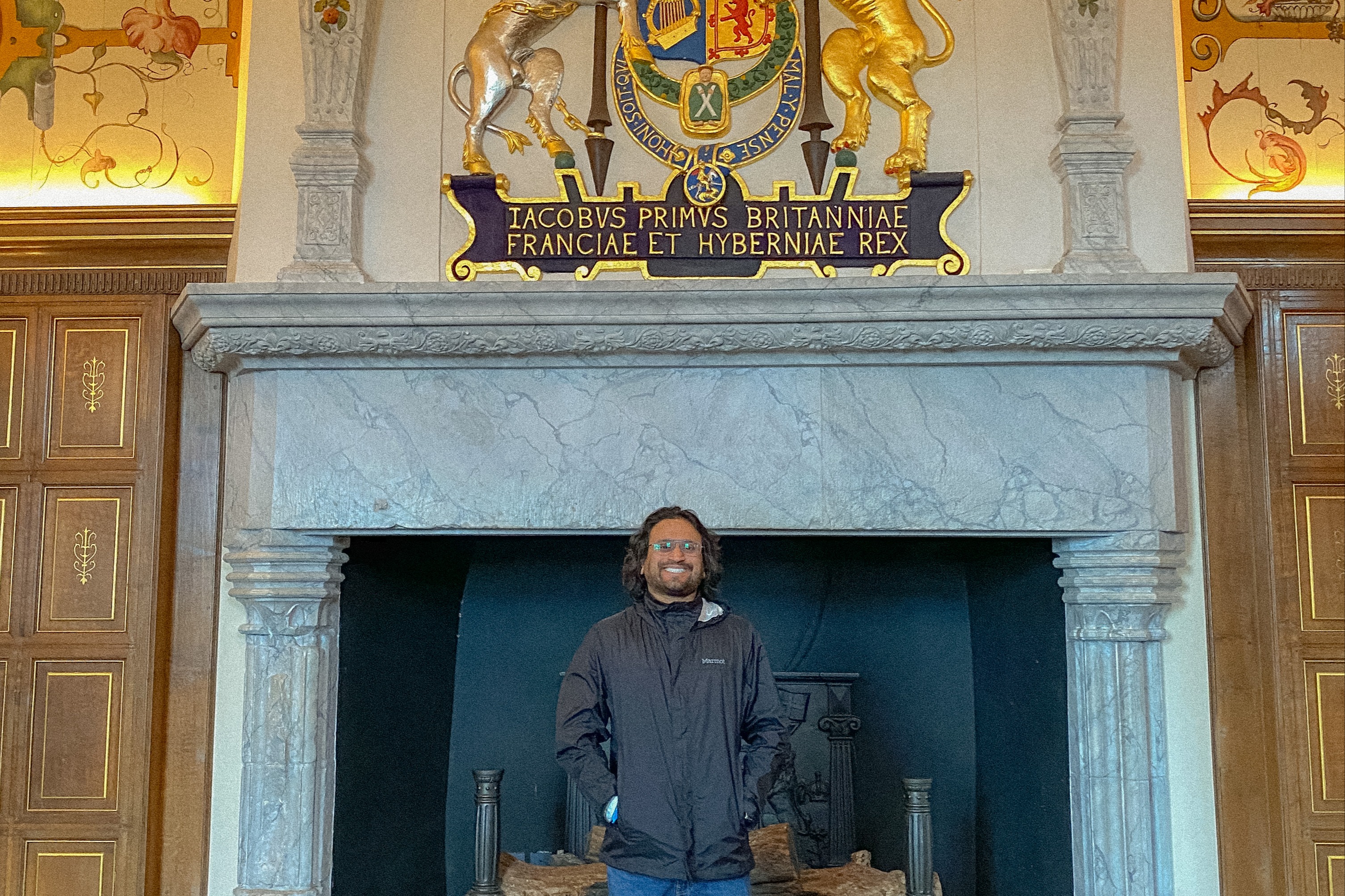 A photo remembrance inside the Edinburgh castle.
