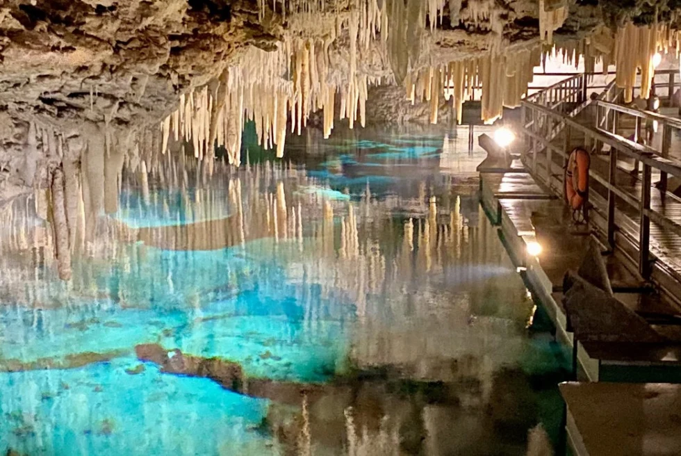 Crystal and Fantasy Caves in Bermuda. 
