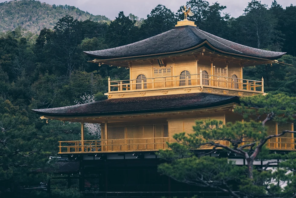 Golden temple in Kyoto