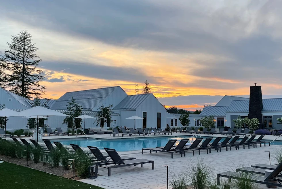 Miraval Berkshires Sunset