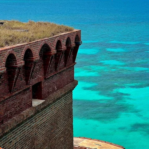 Lighthouse at Dry Tortugas National Park.