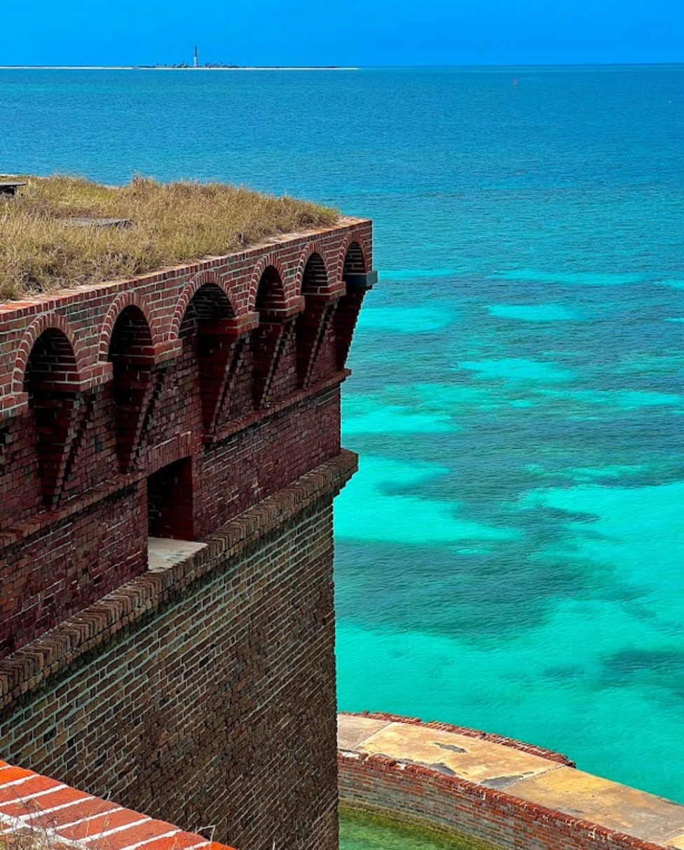 Lighthouse at Dry Tortugas National Park.