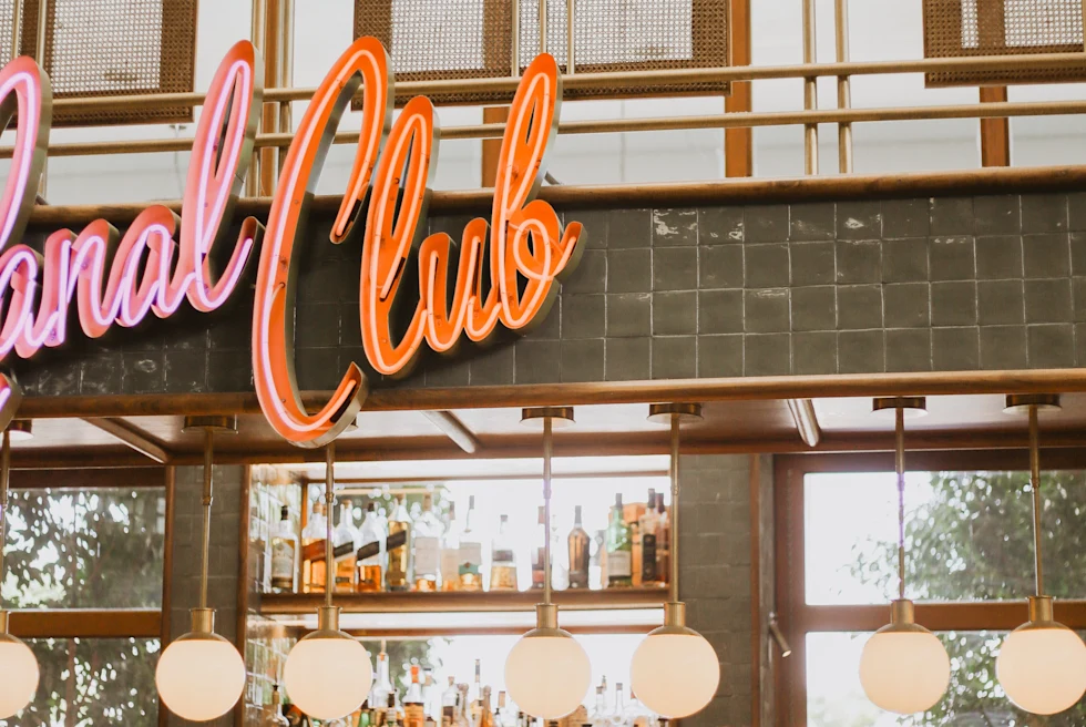 The bar at The Scott in Scottsdale.