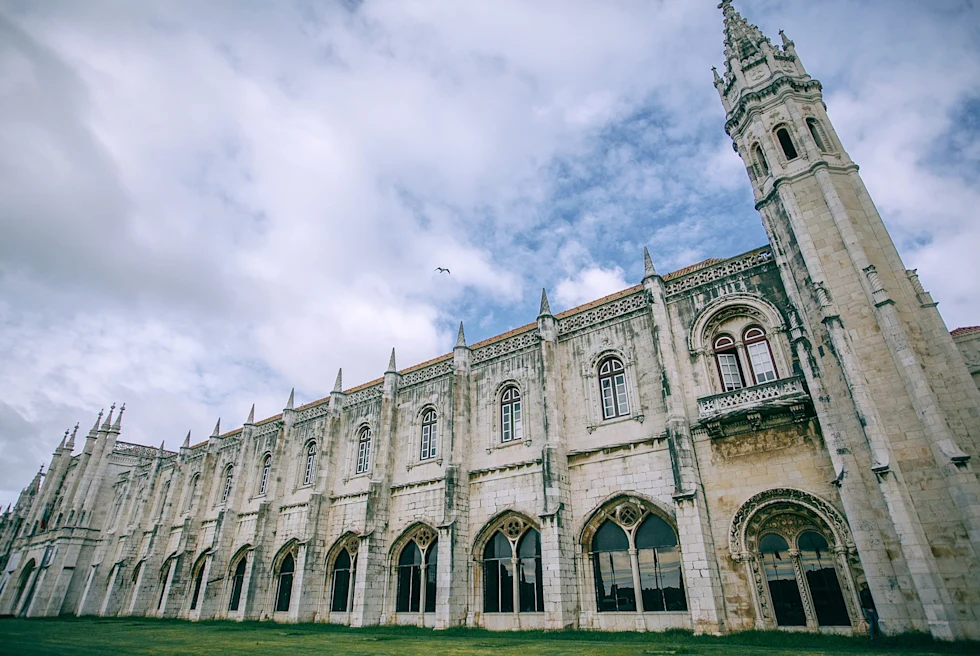 Facade of Jeronimos Monastery