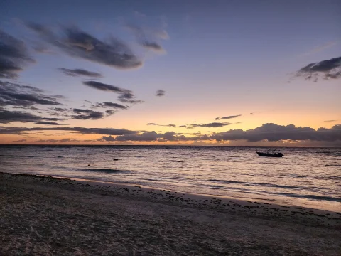 Sunset at Beach in Tulum