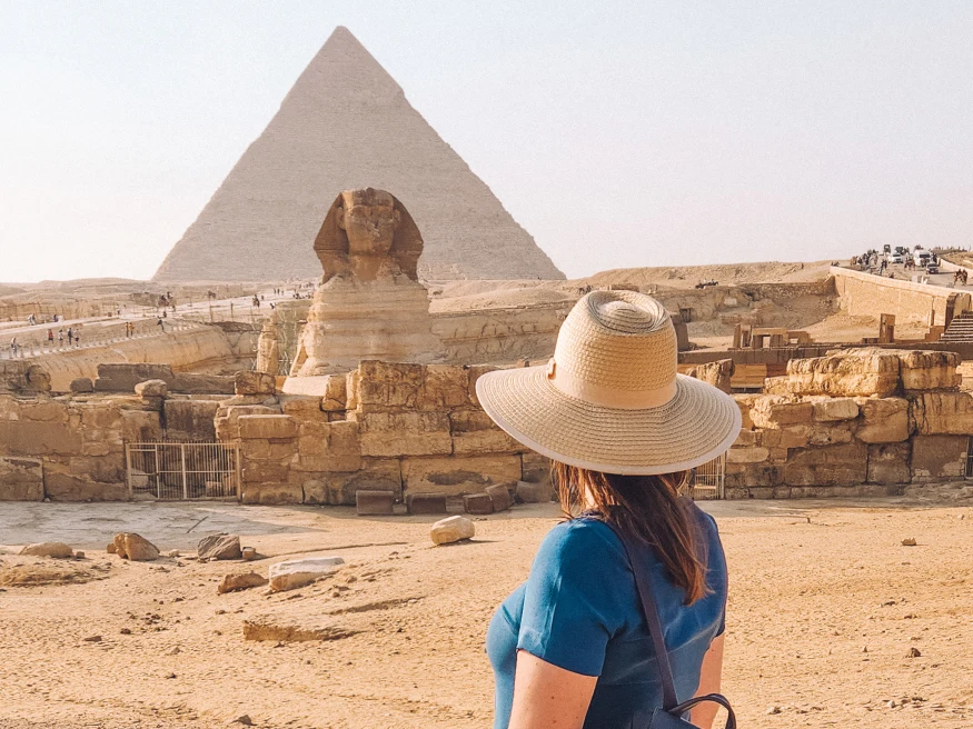 Sphinx and Pyramids Giza luxury egypt tour.