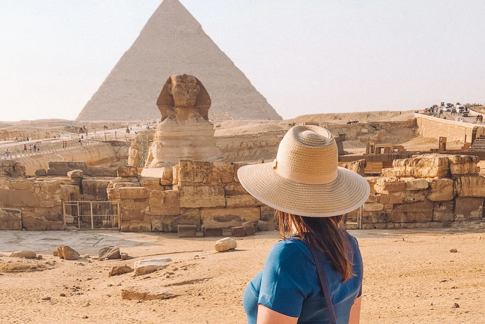 Sphinx and Pyramids Giza luxury egypt tour.