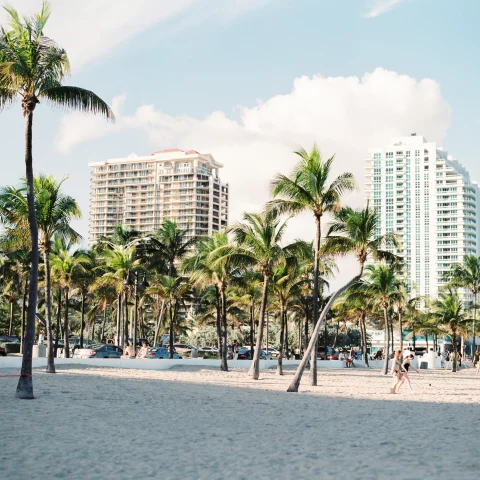 Beach in Miami, Florida