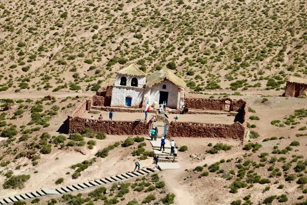 A small adobe house in Atacama.