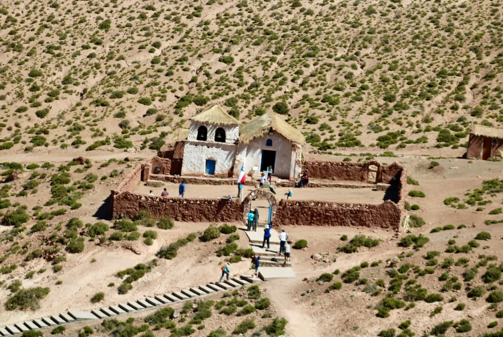 A small adobe house in Atacama. 